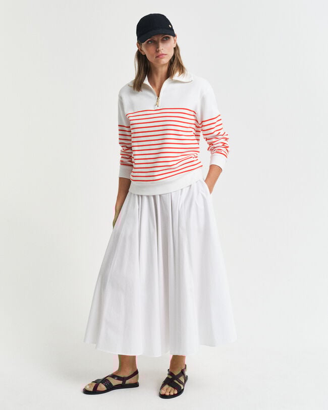 Gonna midi in cotone