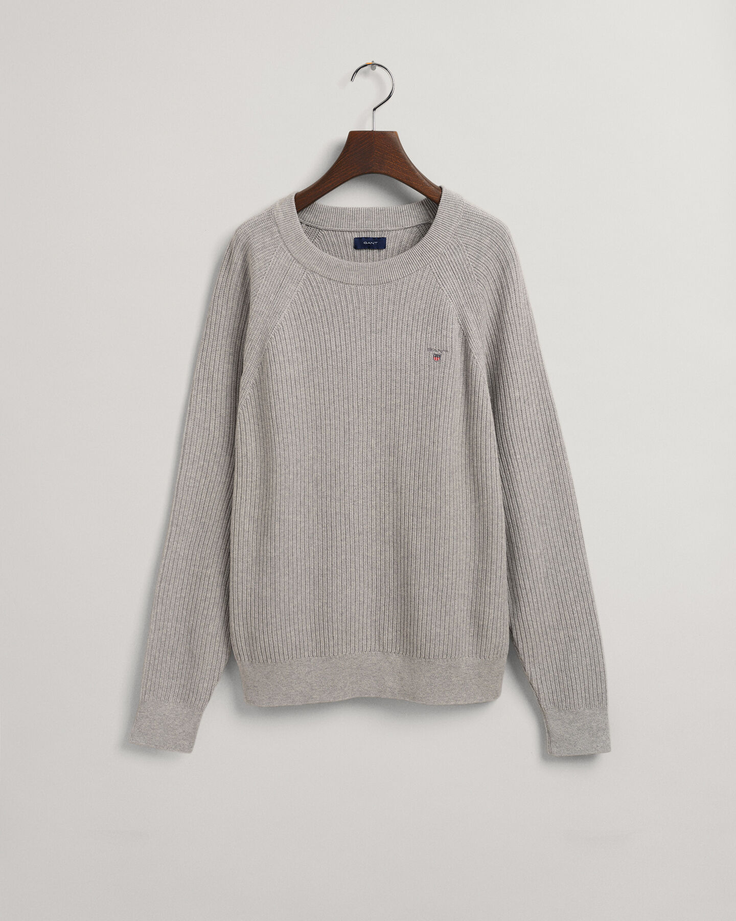 Maglia Casual girocollo in cotone a coste teens