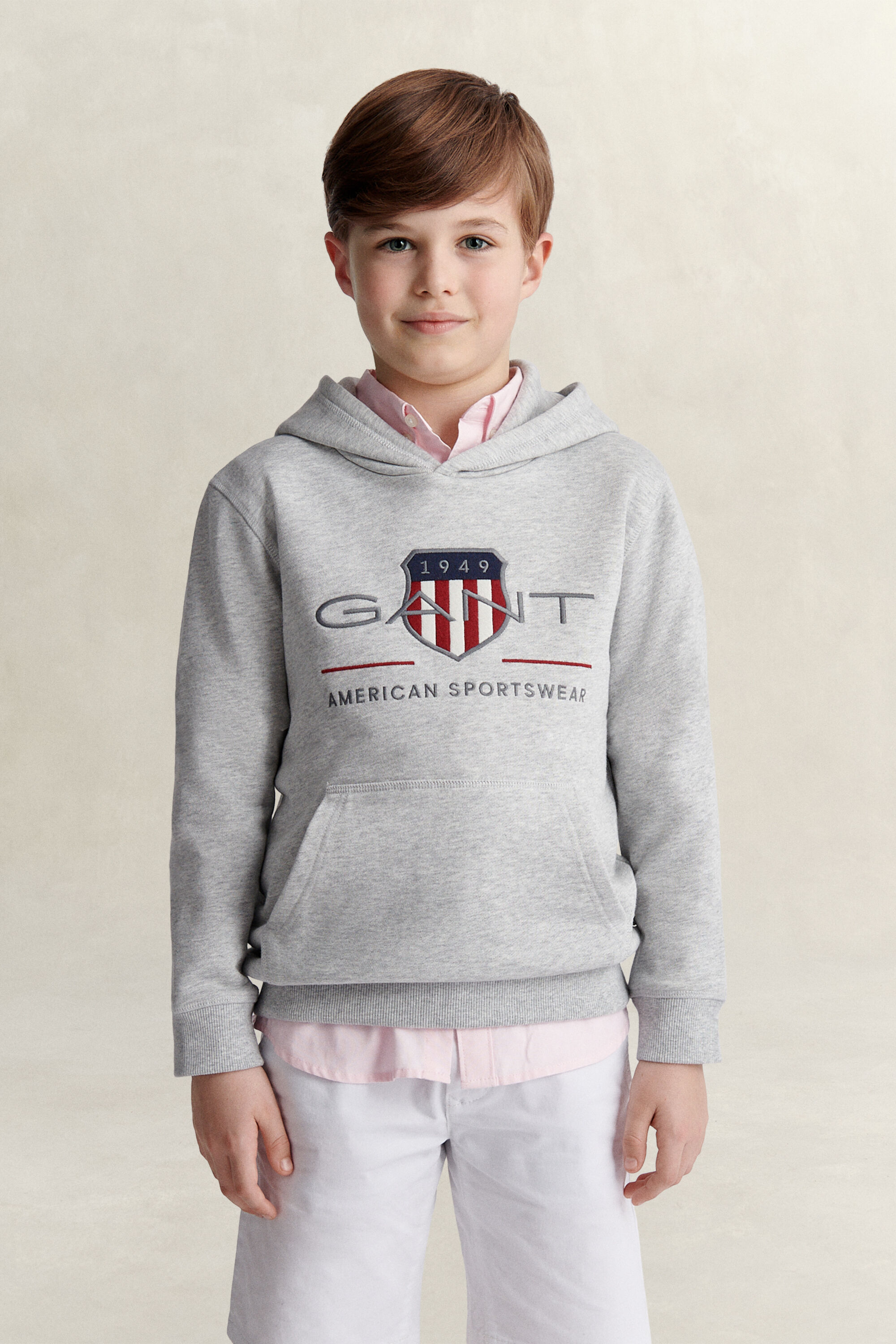 Felpa con cappuccio Archive Shield Teens