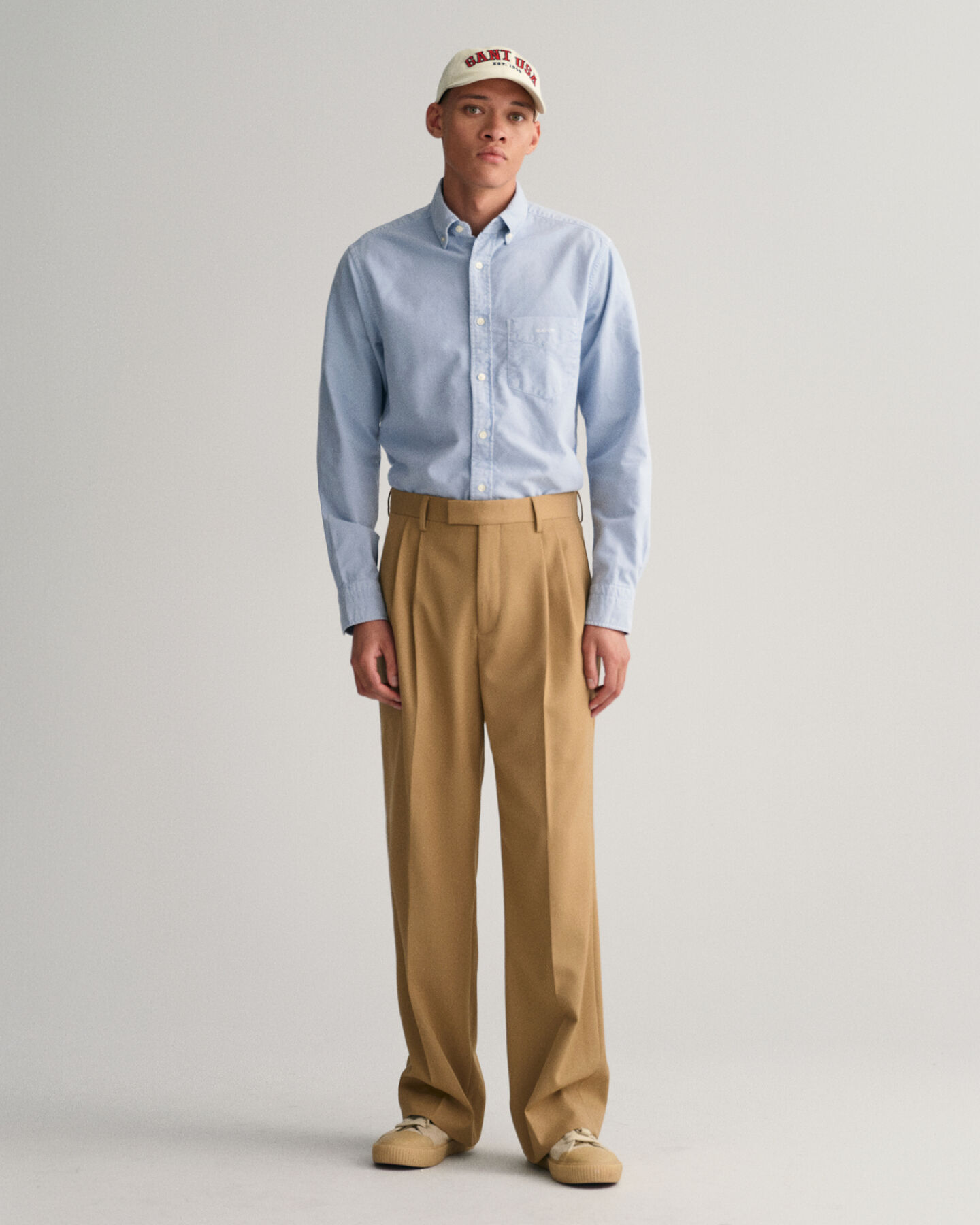 Camicia Oxford pettinato regular fit