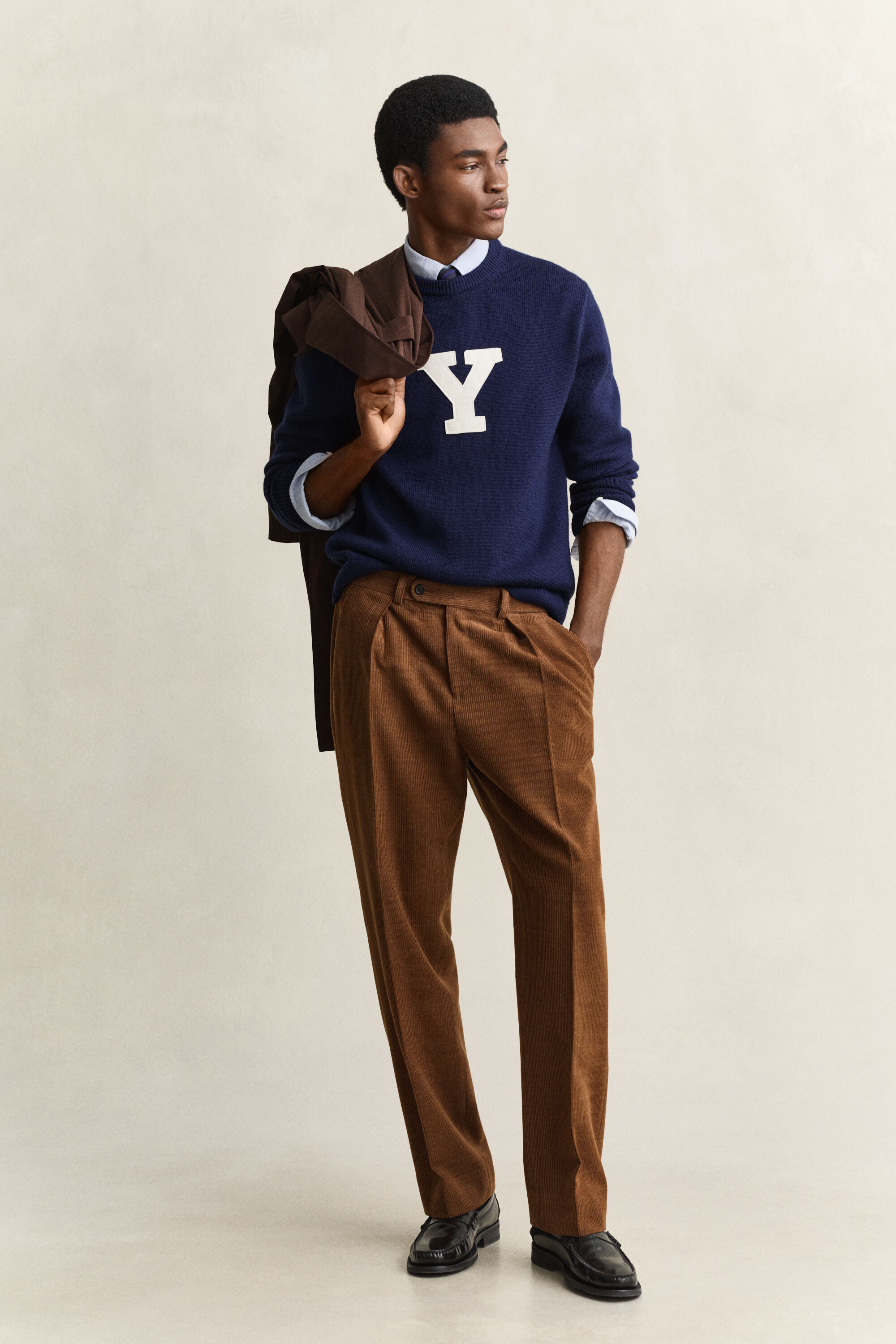 Maglia Gant x Yale in lana merino