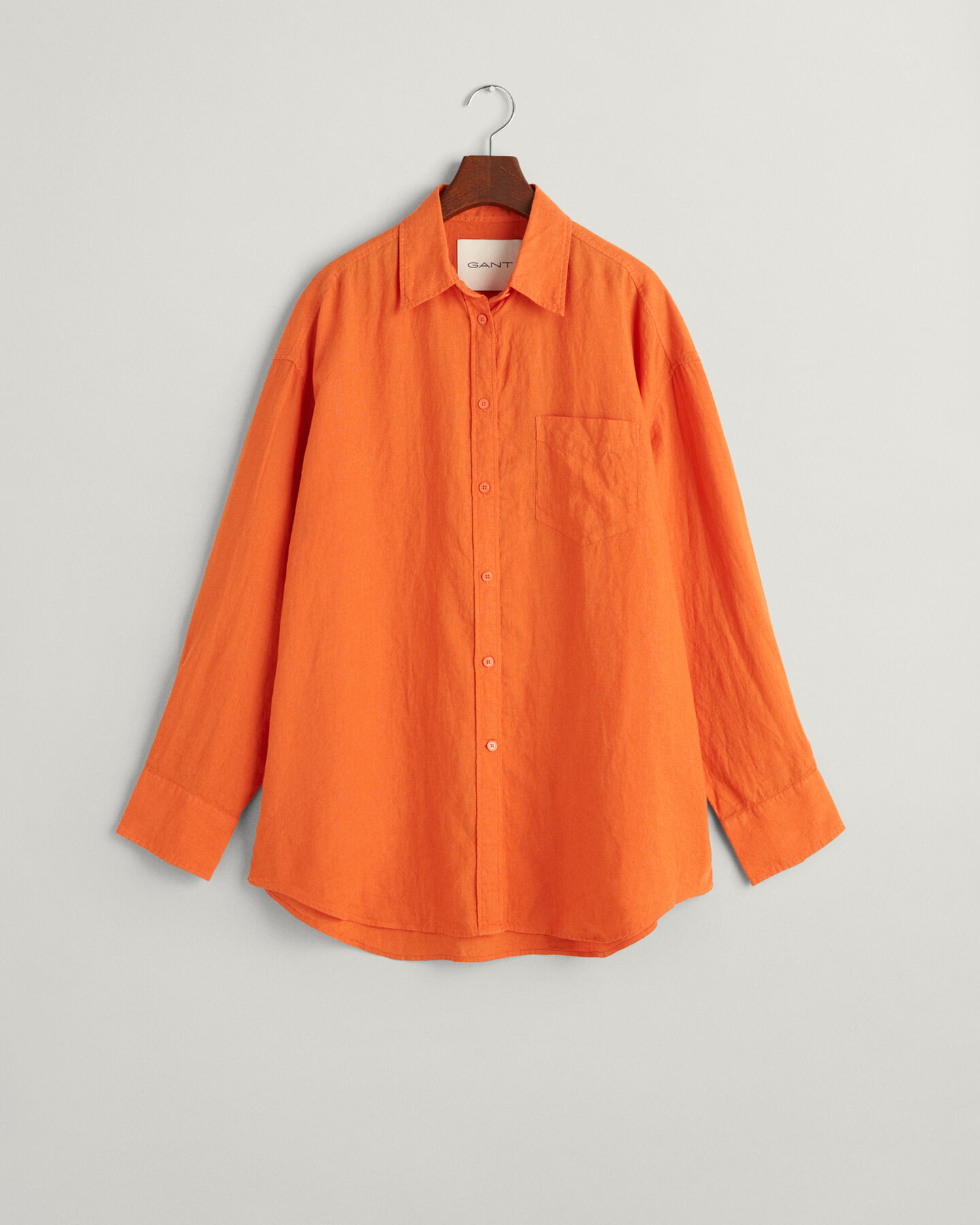 Camicia oversize in lino