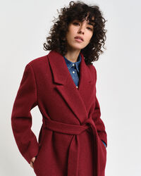 Cappotto a vestaglia in rilievo