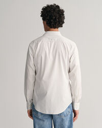 Camicia formale gessata slim fit