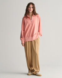 Felpa con zip corta Sunfaded