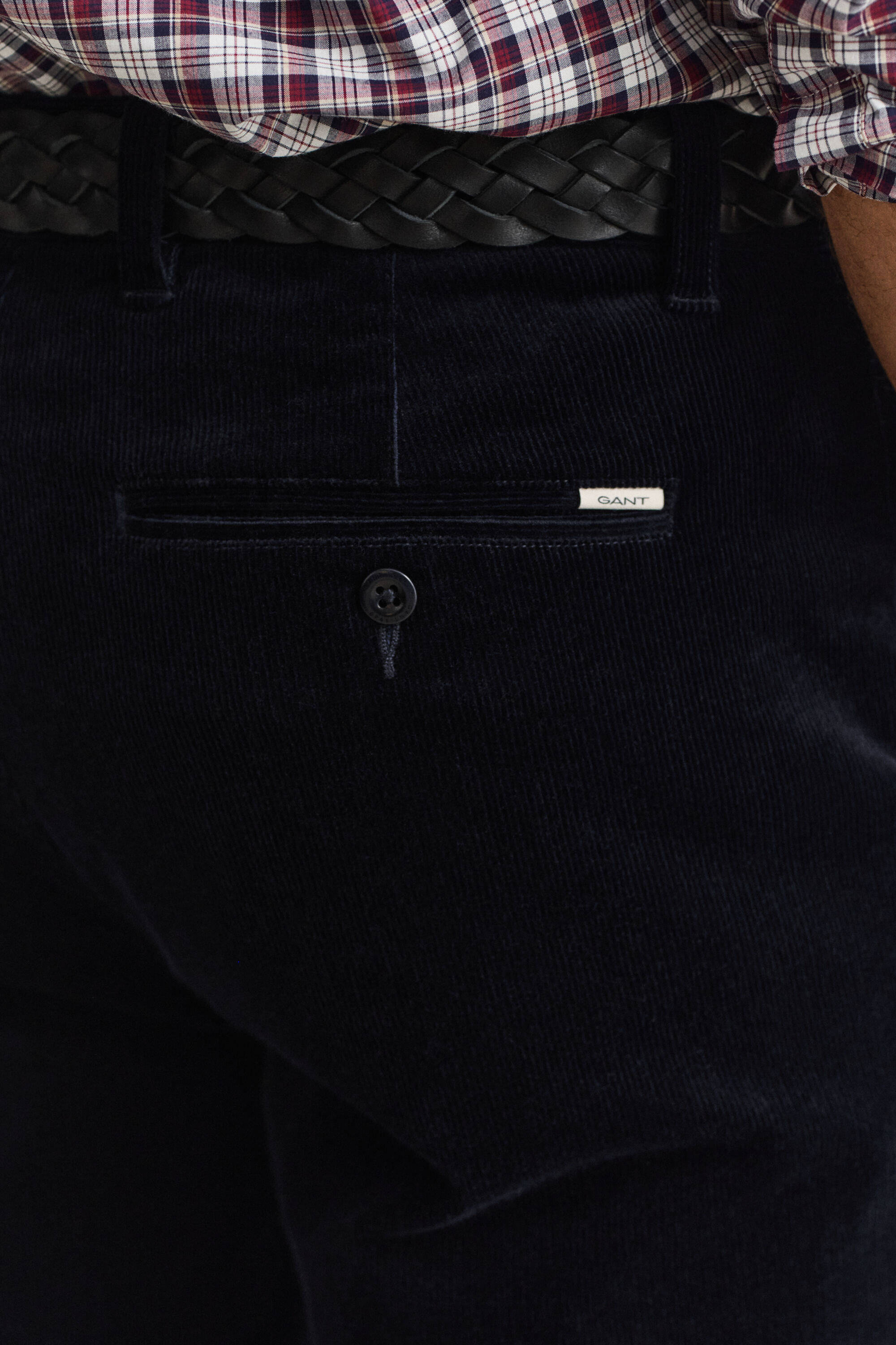 Pantaloni chino in velluto a coste regular