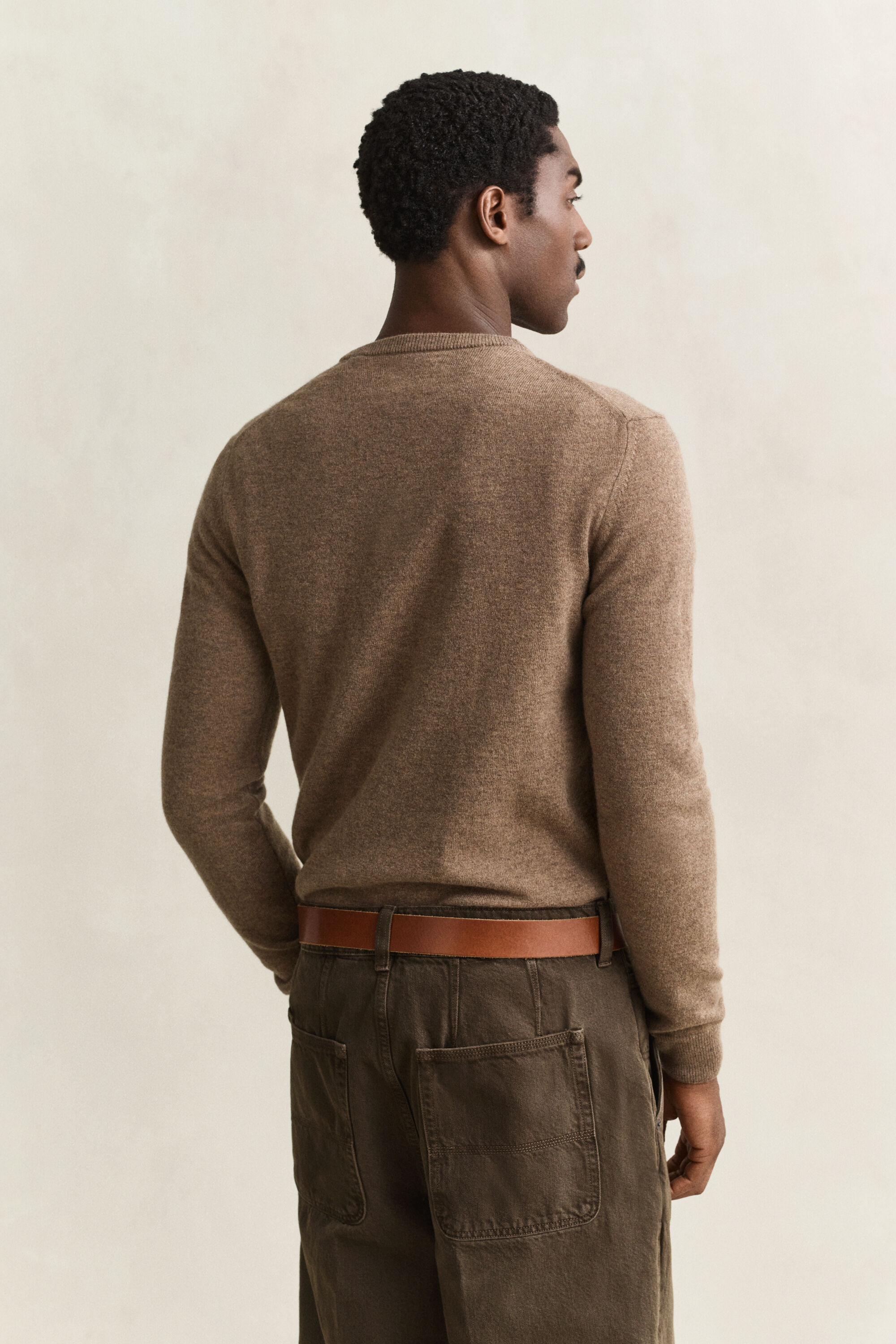 Maglia girocollo in lana d’agnello