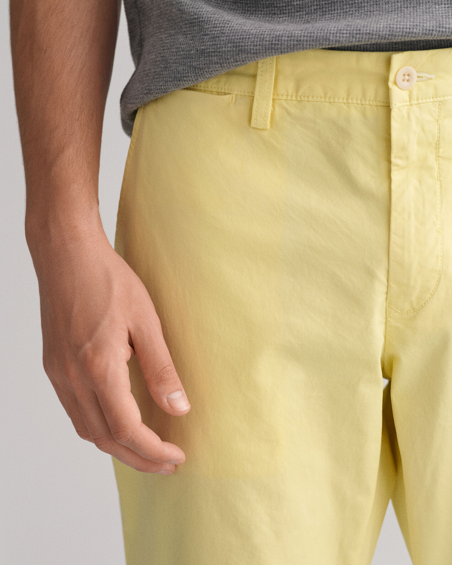 Pantaloni chino Hallden Sunfaded slim fit