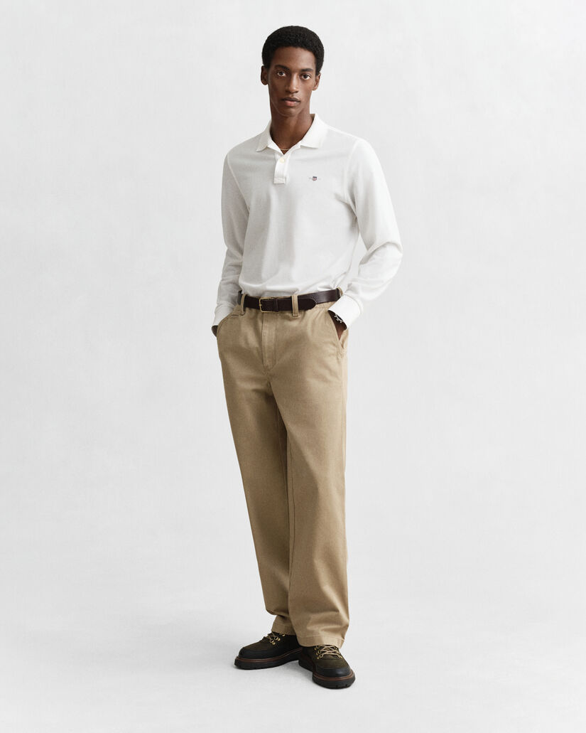 Rugger in piqué Shield