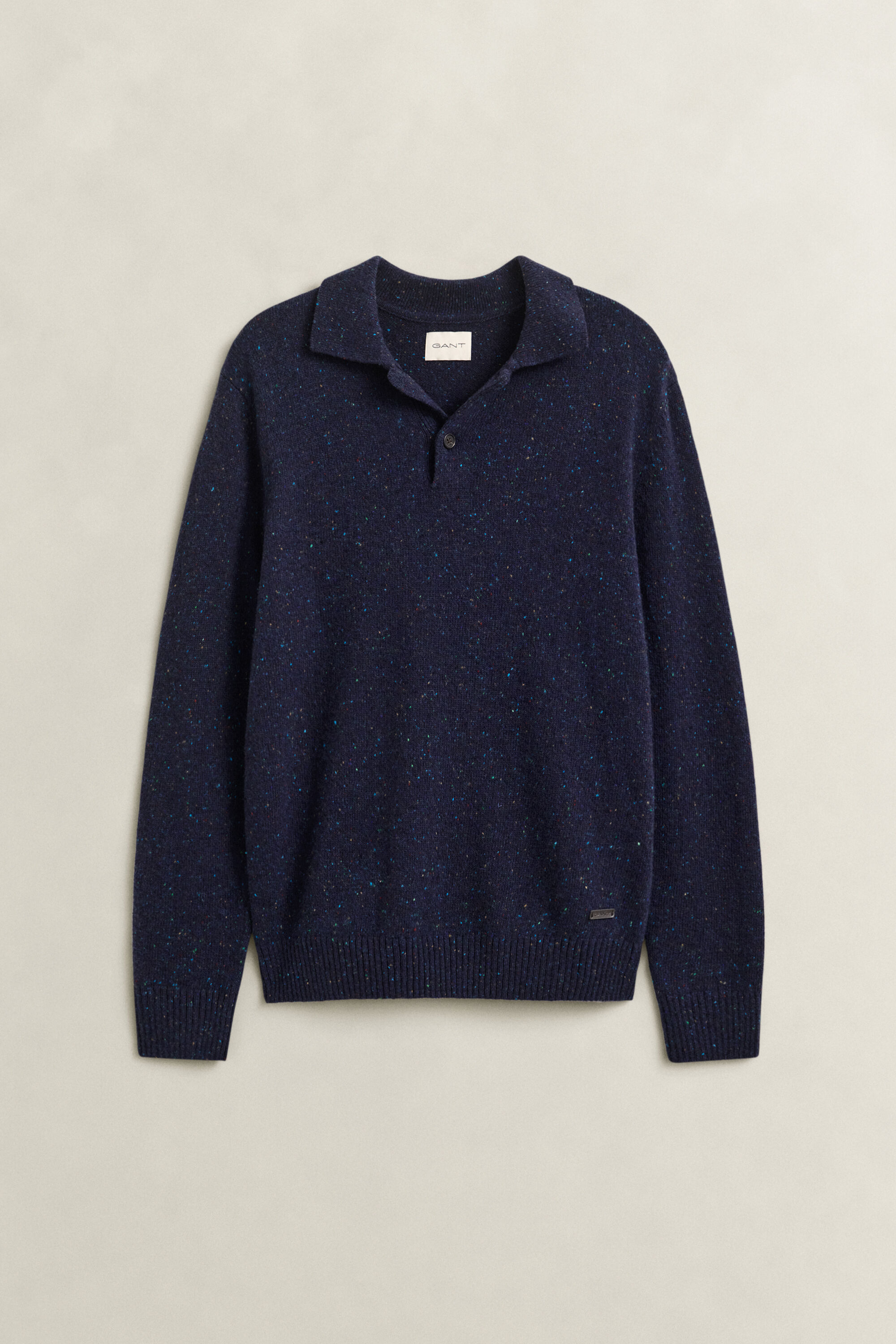 Maglia stile polo Nepps in misto lana