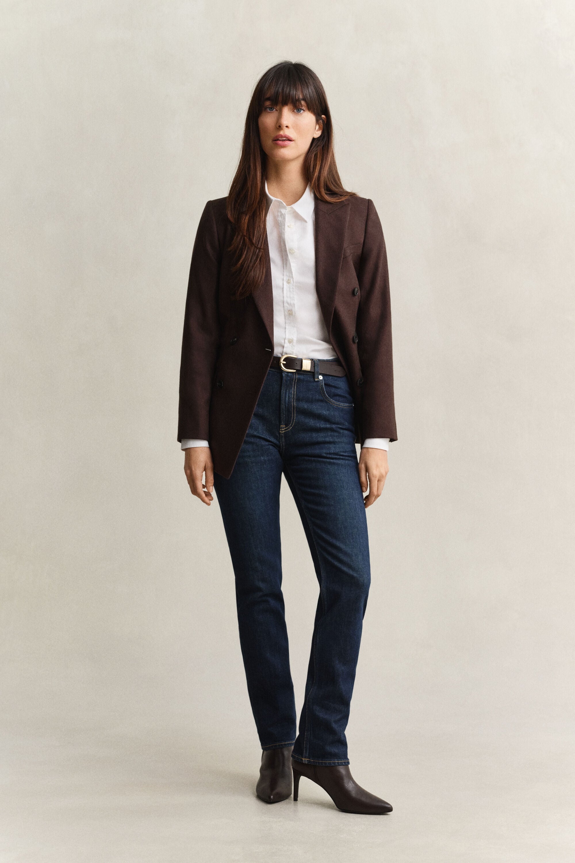 Jeans elasticizzati con gamba dritta