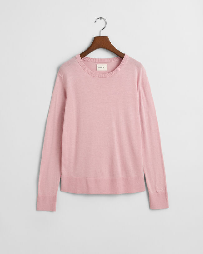 Maglia girocollo in maglia fine