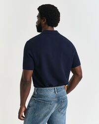 Polo in cotone Textured