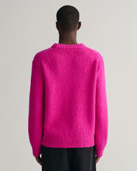 Maglia girocollo Boucl&eacute; in lana