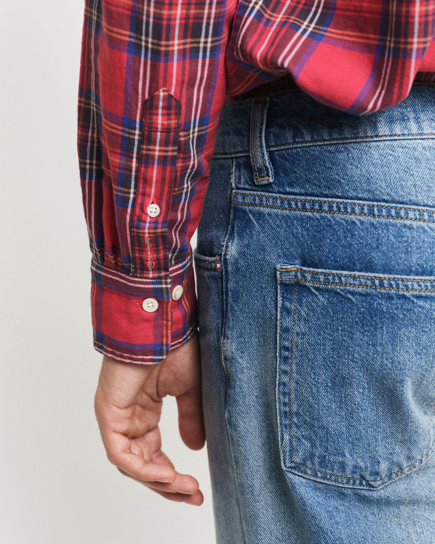 Camicia a quadri scozzese regular fit