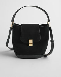 Borsa a secchiello in camoscio