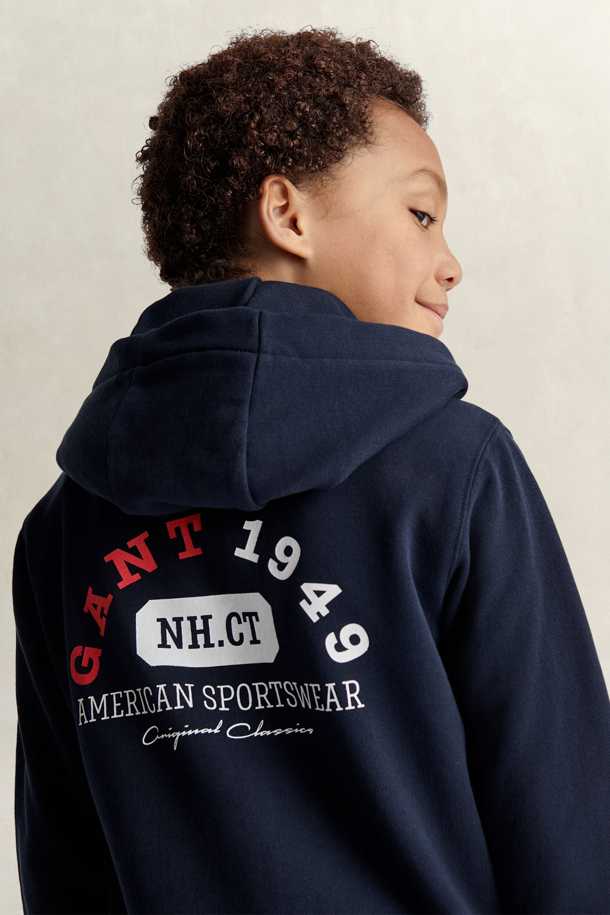 Felpa con zip e cappuccio Graphic Teen Boys