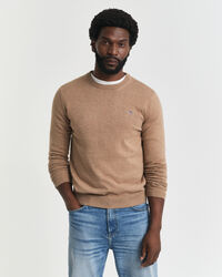 Maglia girocollo in cotone classico