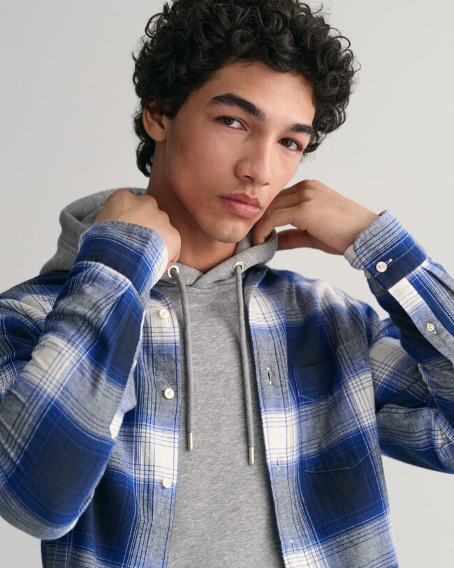 Camicia in flanella Shadow a quadri regular fit