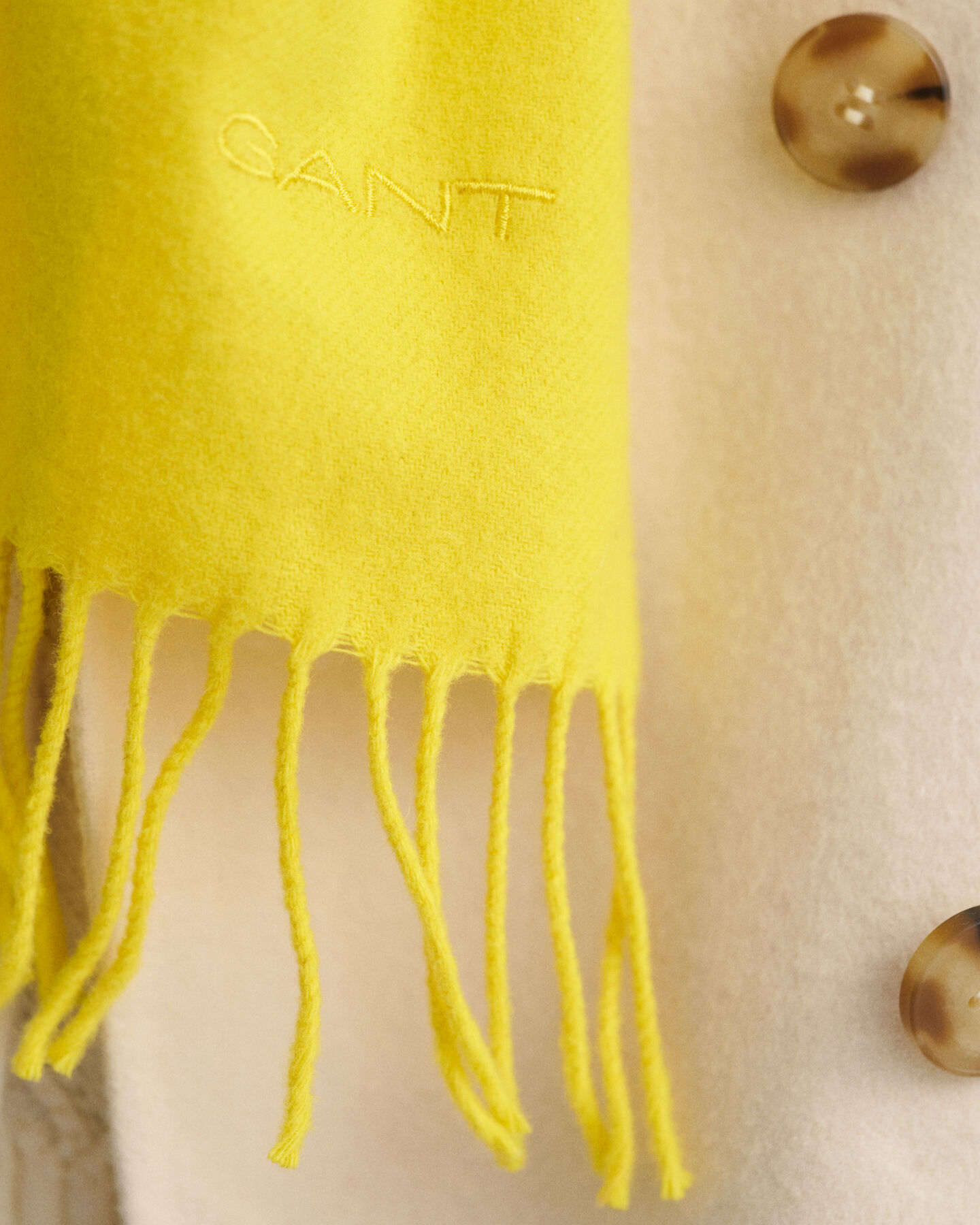 Sciarpa in lana a tinta unita