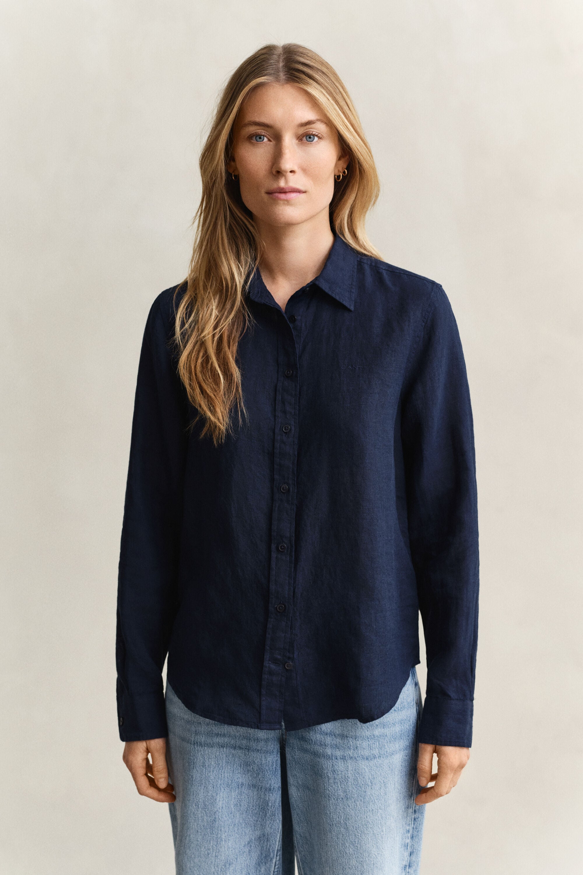 Camicia di lino regular fit
