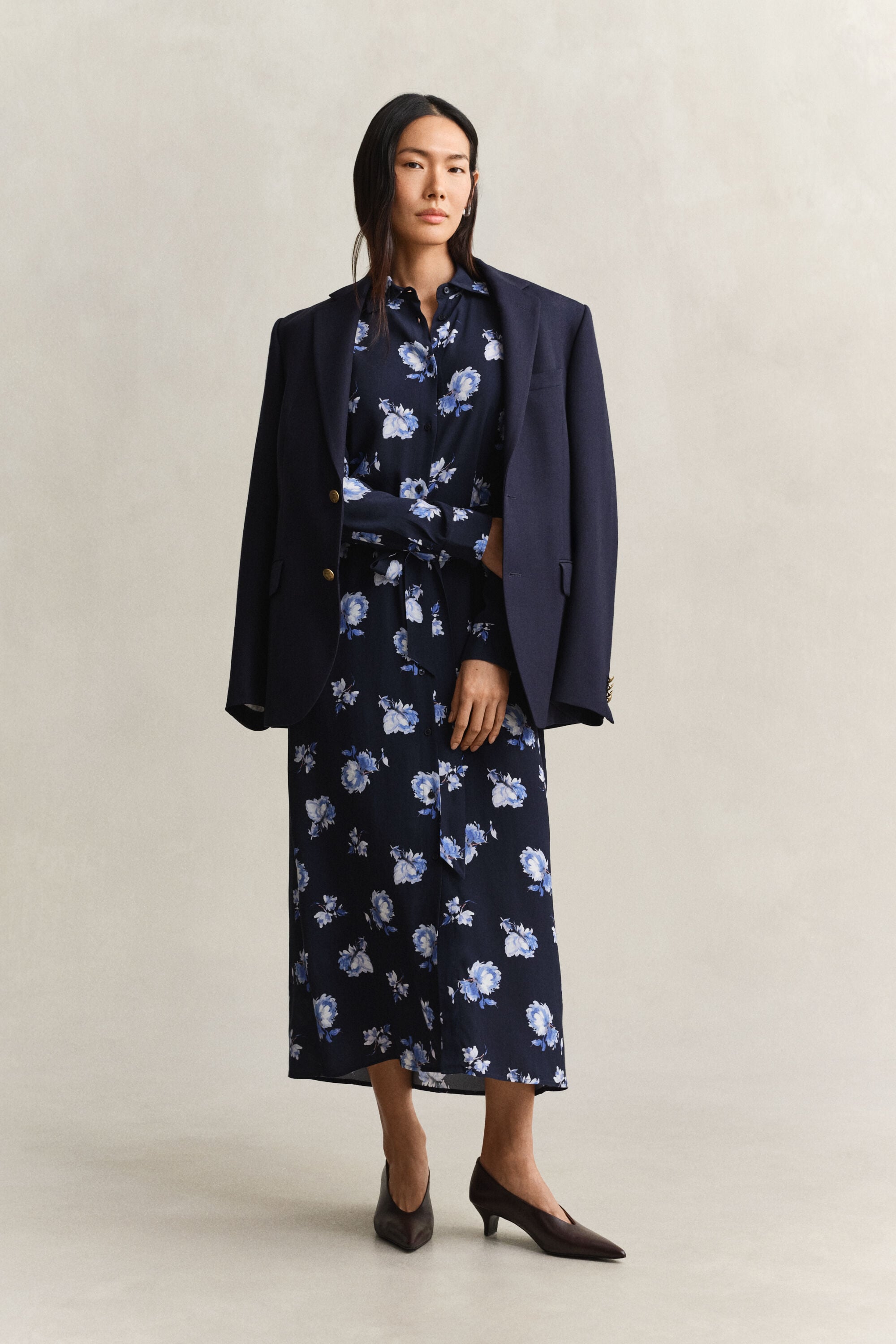 Abito chemisier con stampa Floral Print