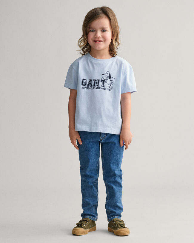 T-shirt GANT con stampa di cane Kids