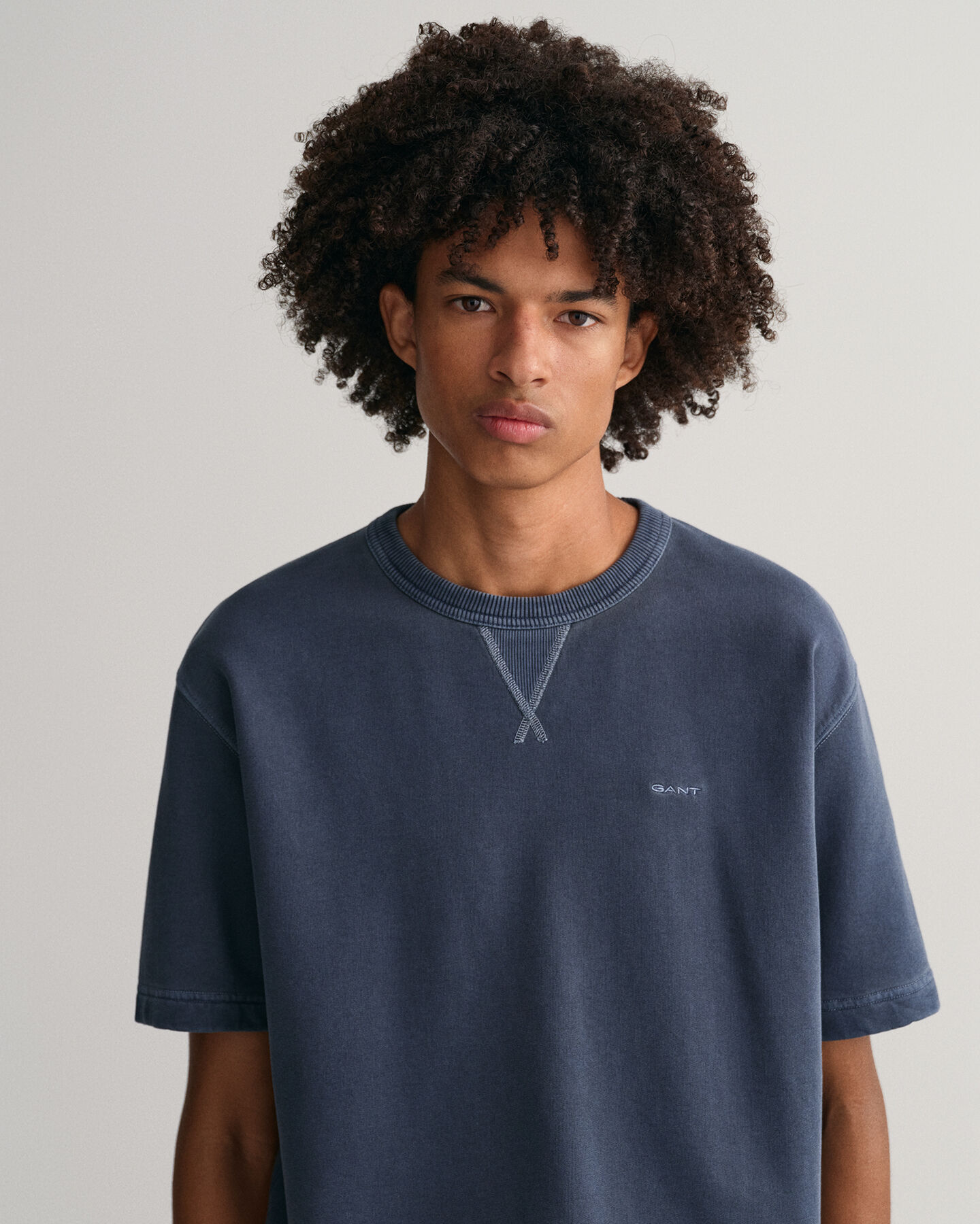 Felpa Sunfaded a maniche corte