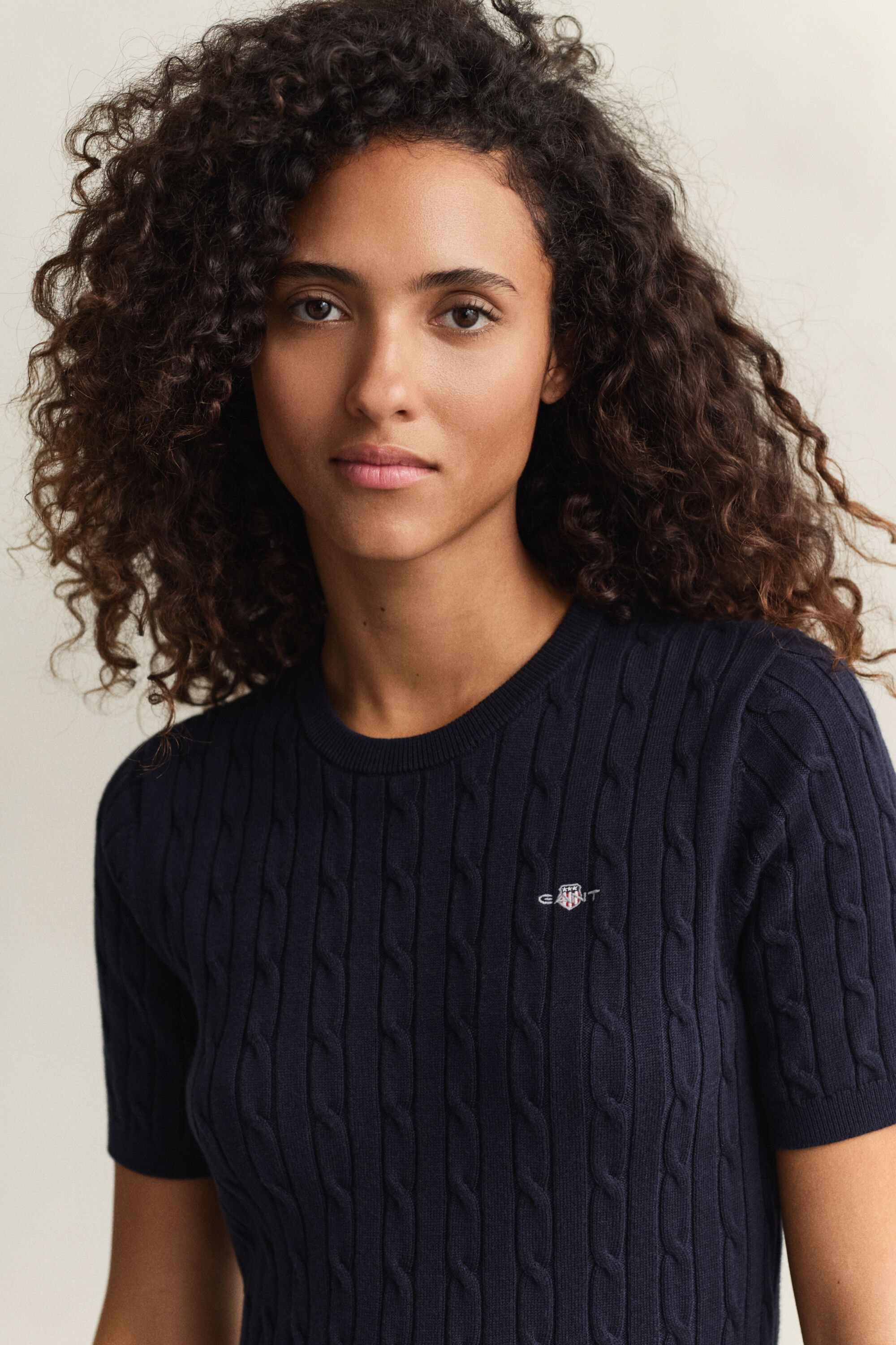 Abito in cotone a trecce