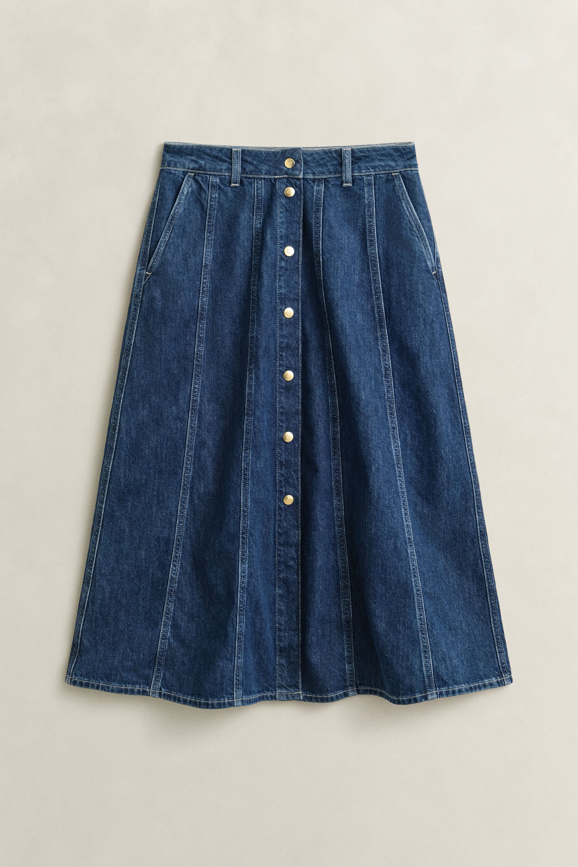 Gonna svasata in denim