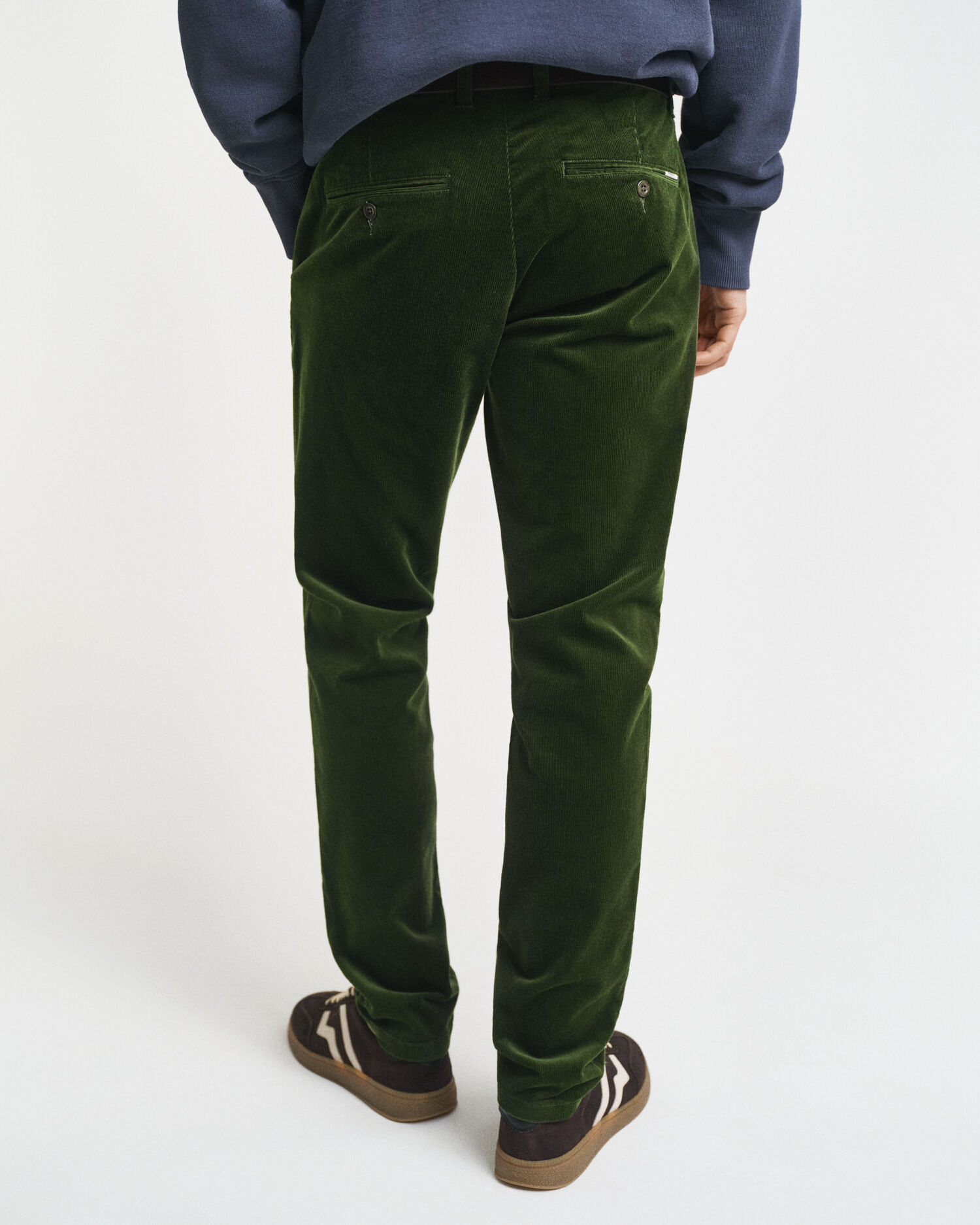 Pantaloni chino in velluto a coste slim fit