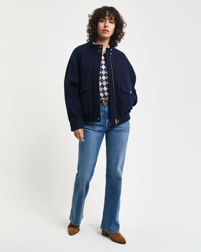 Giacca Harrington in lana