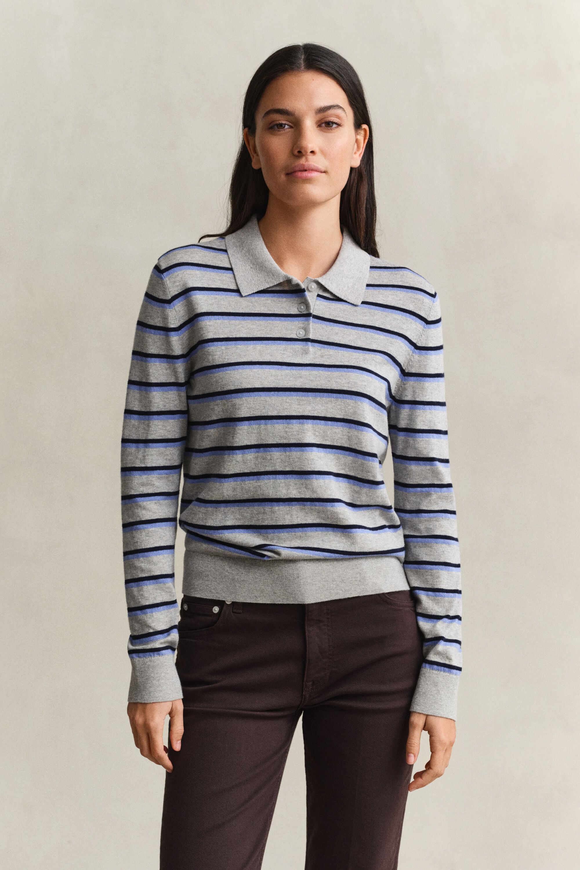 Maglia a righe in filato leggero