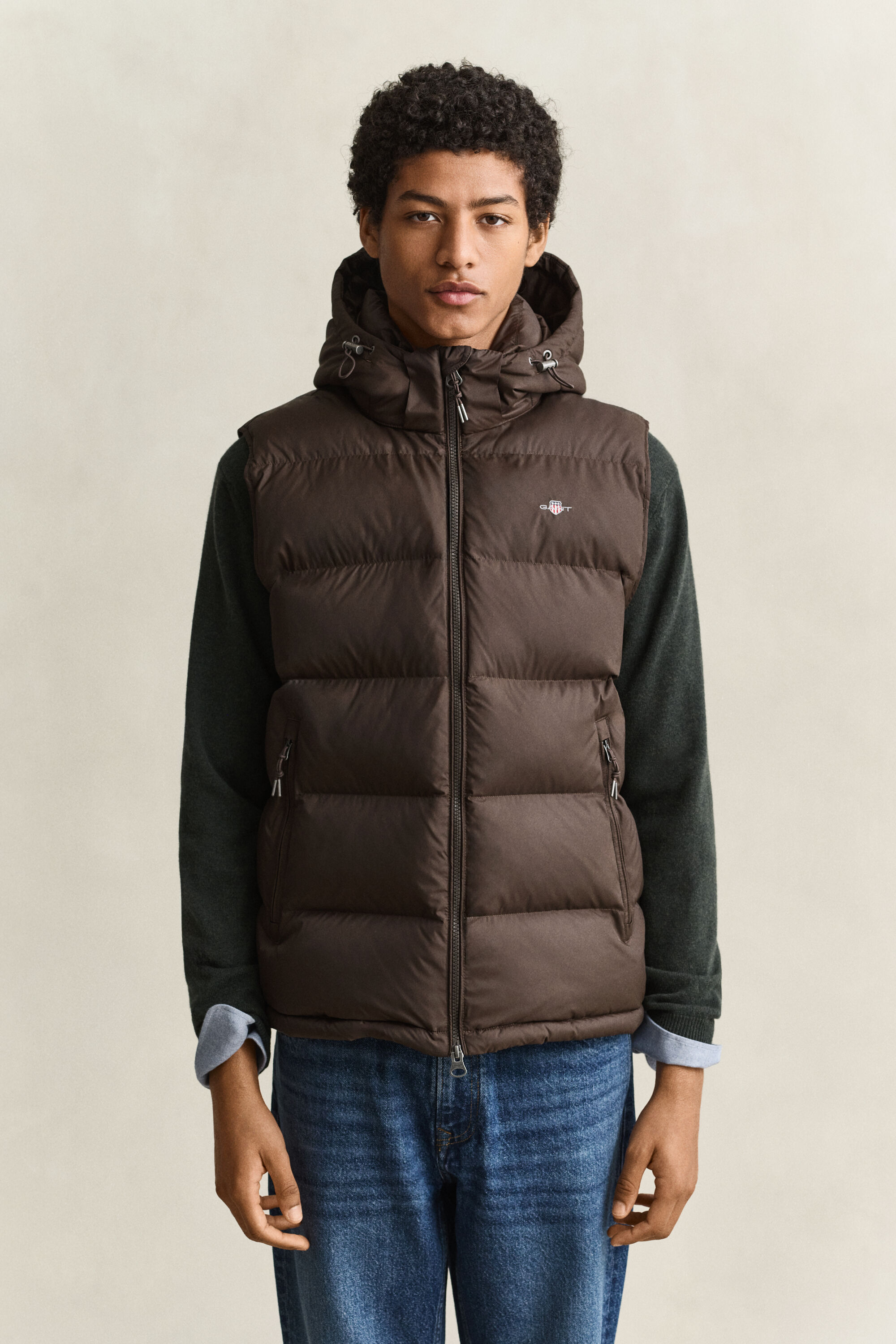 Piumino smanicato Active Cloud