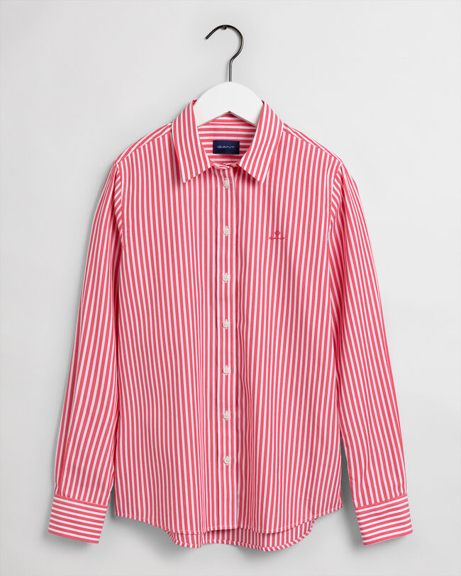 Camicia in broadcloth a righe