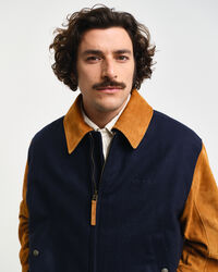 Mix GANT Varsity Jacket in lana e camoscio
