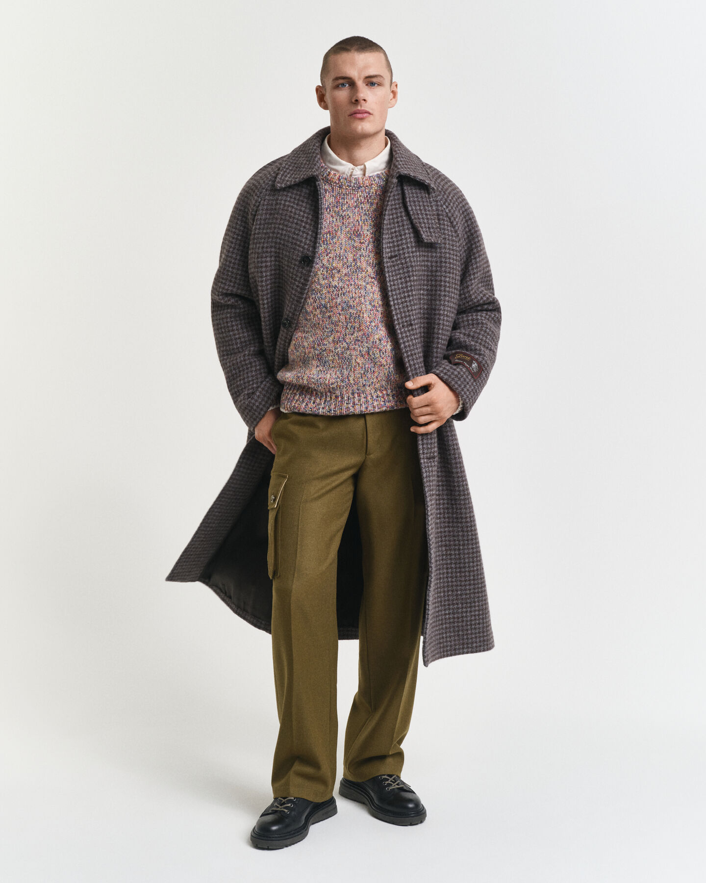 Maglia girocollo multicolor