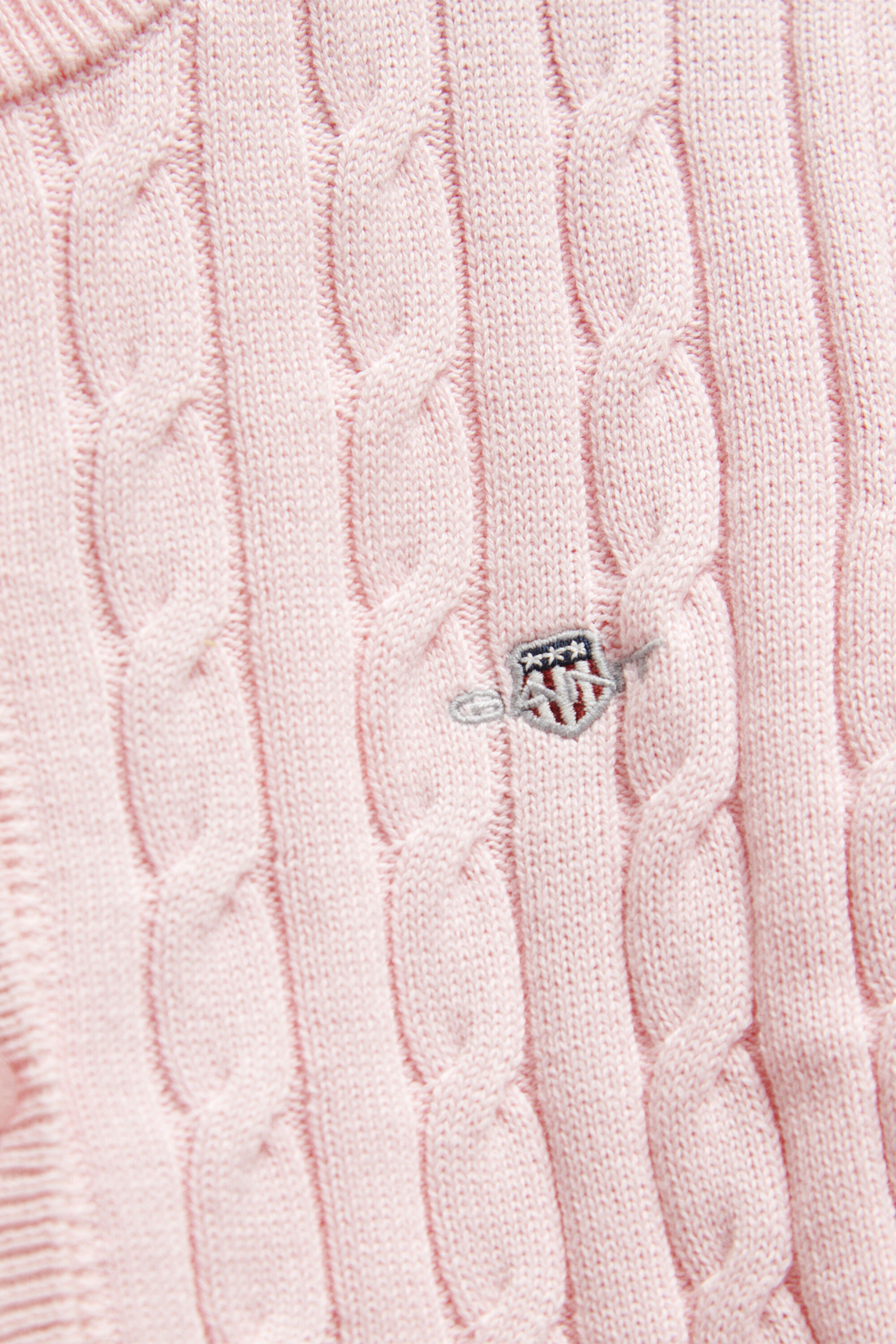 Cardigan lavorato in cotone a trecce Shield Girls