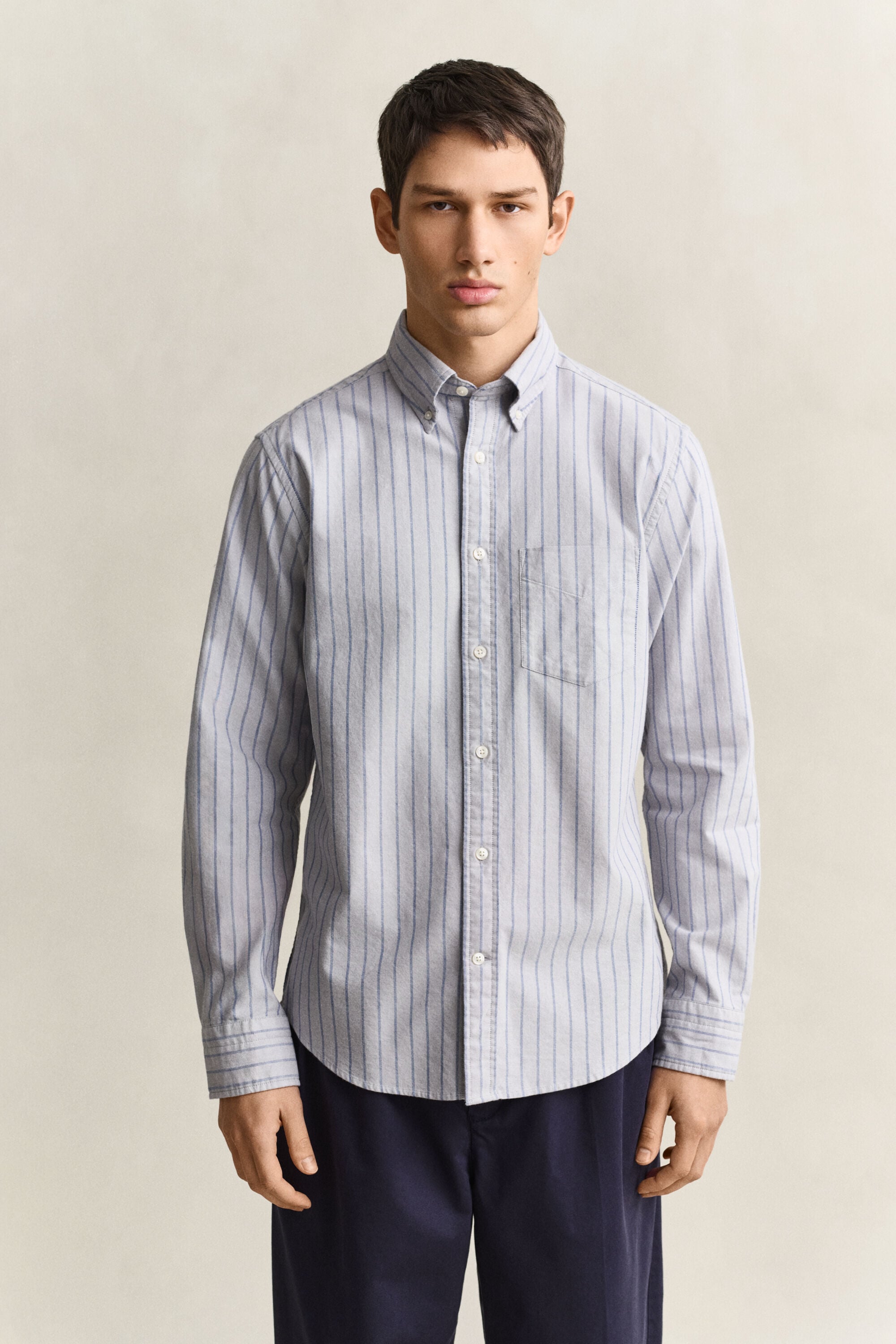 Camicia Oxford classica a righe