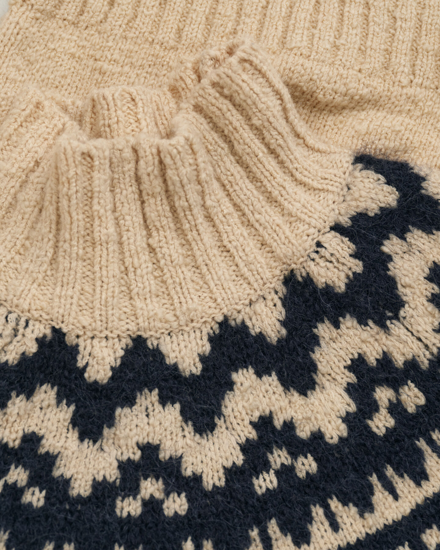 Maglia a collo alto Fair Isle