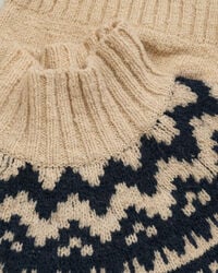 Maglia a collo alto Fair Isle