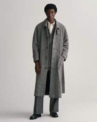 Cappotto in lana Balmacaan