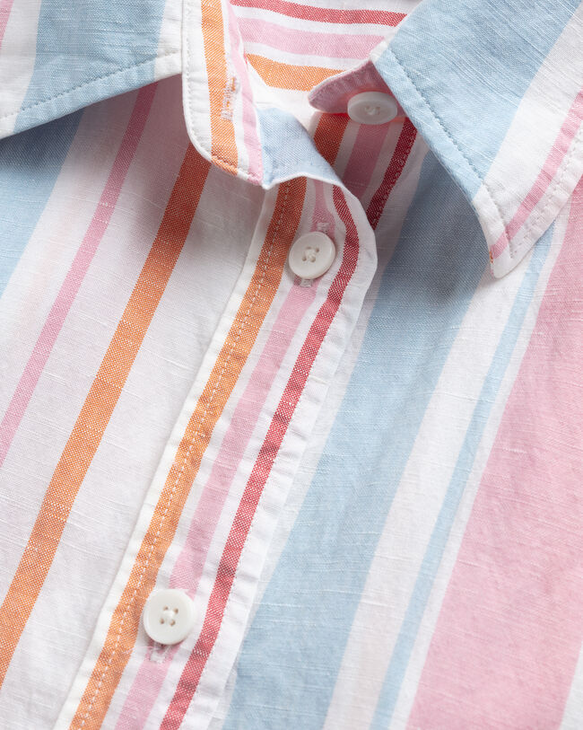 Camicia a righe assortite oversize