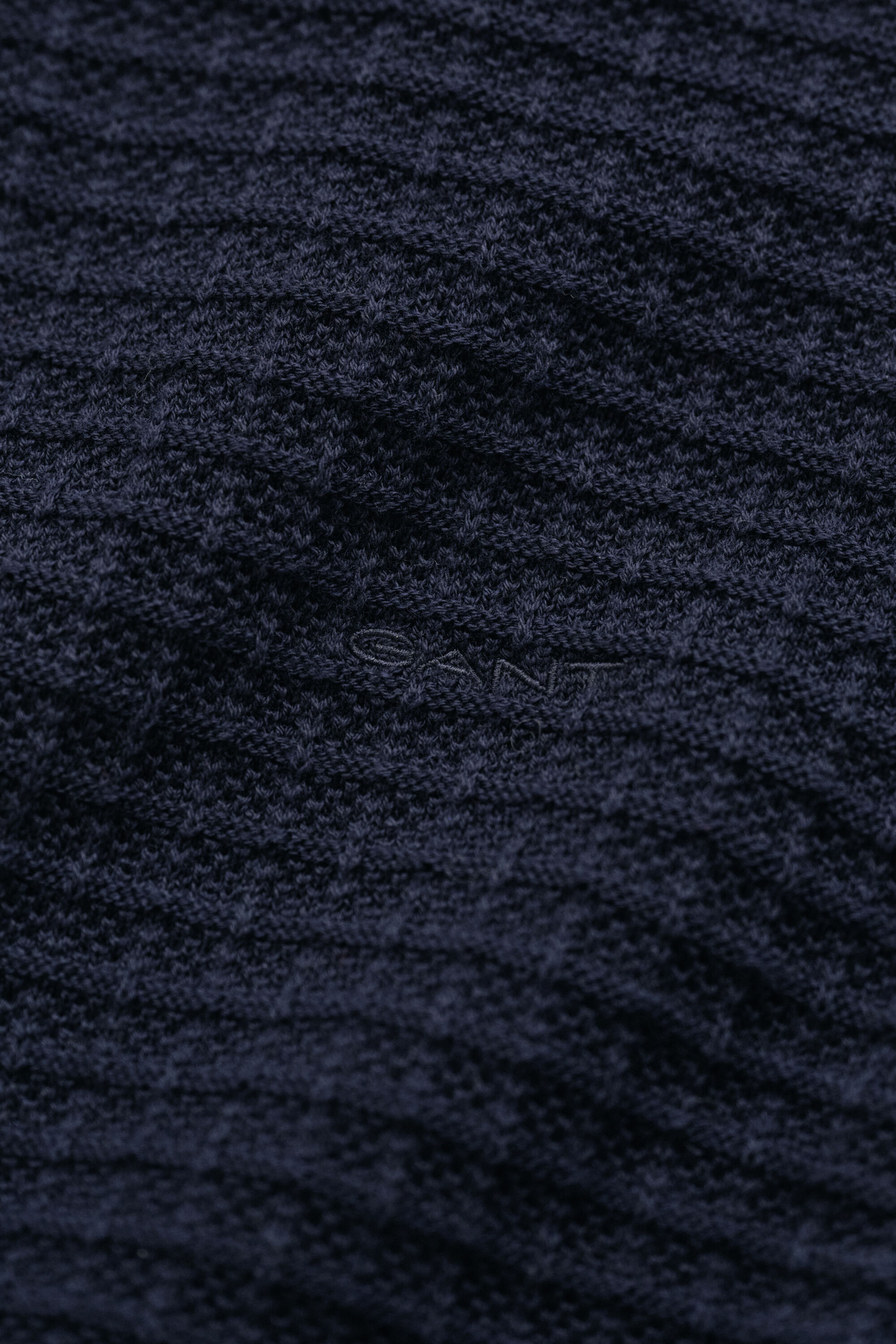 Maglia testurizzata con zip corta