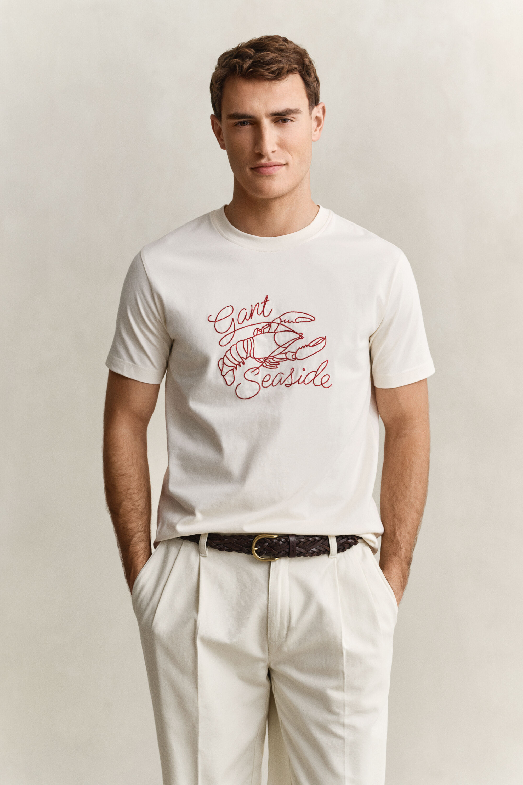 T-shirt con grafica Seaside