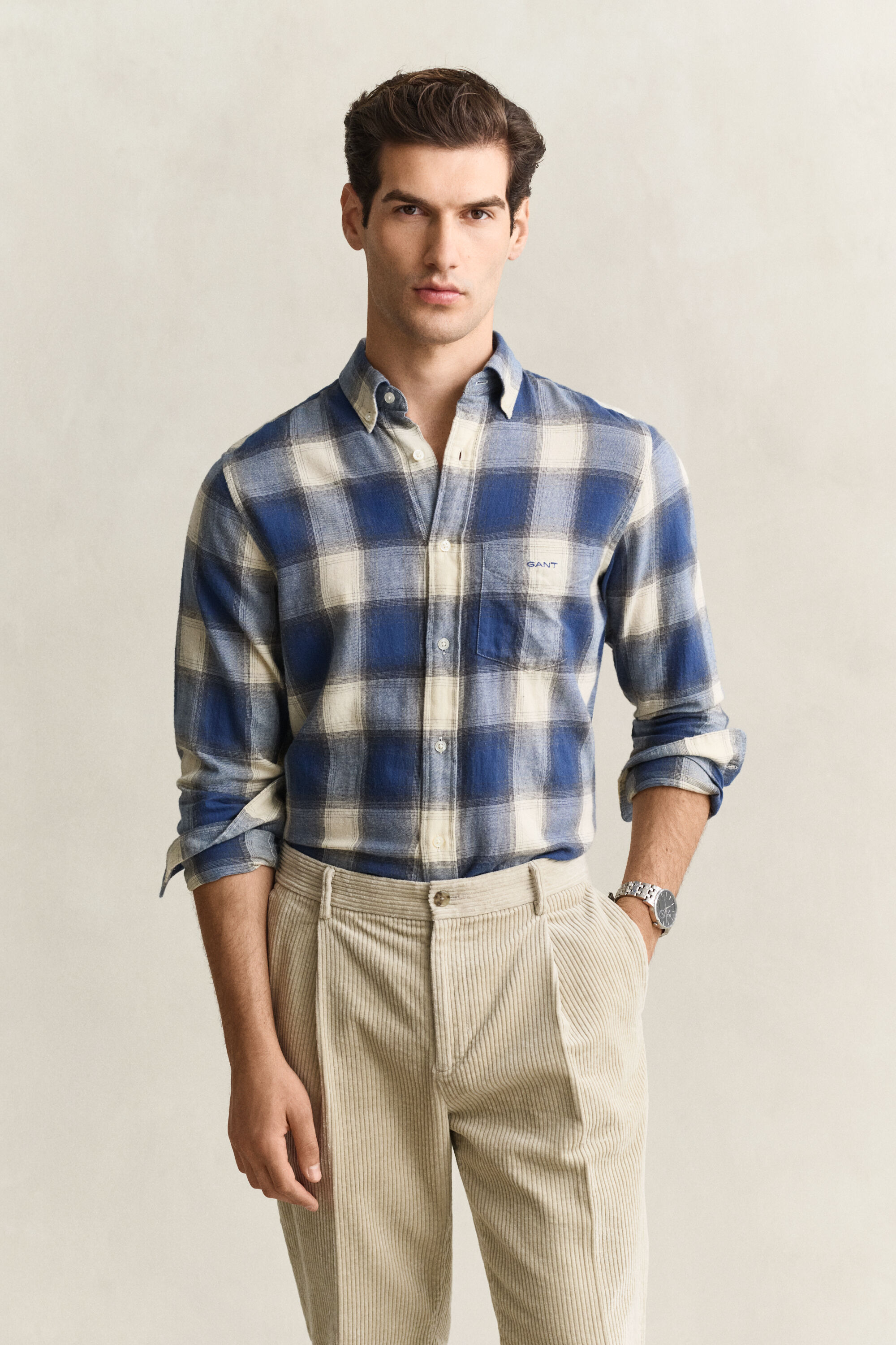 Camicia in flanella a quadri Windblown
