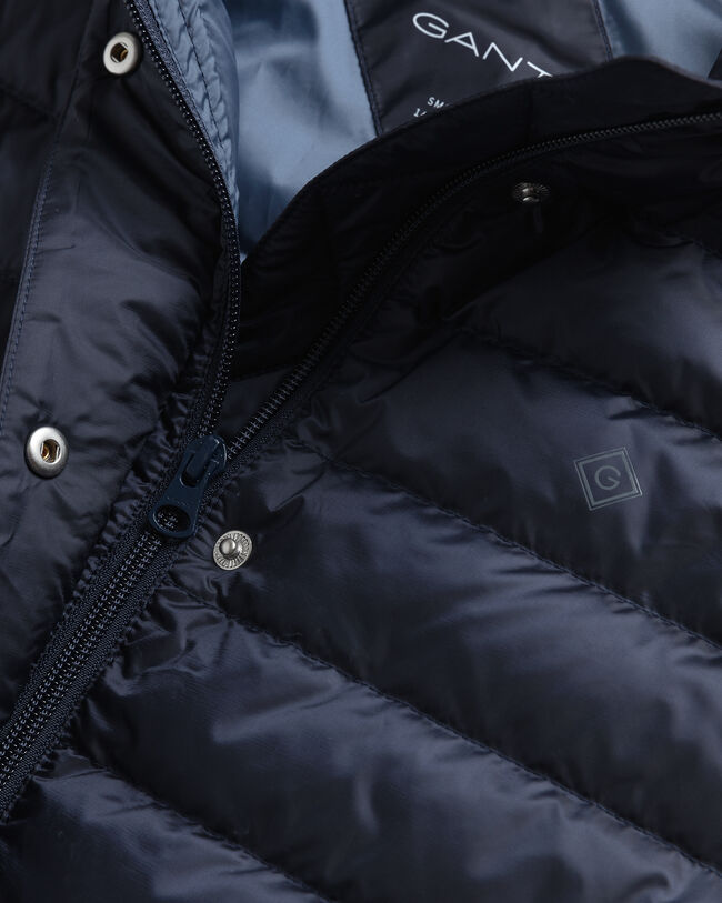 Piumino smanicato leggero