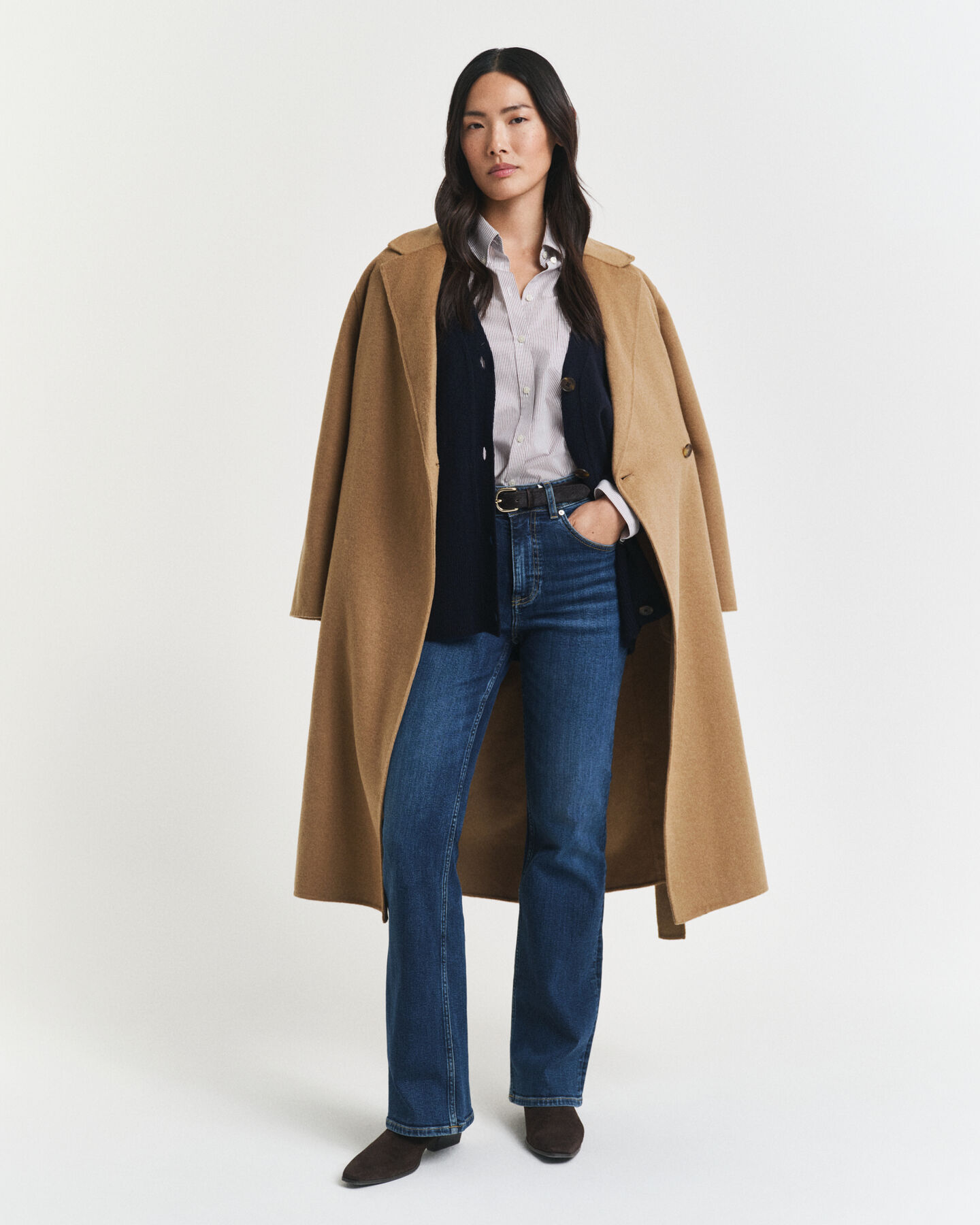 Cardigan in lana misto cashmere