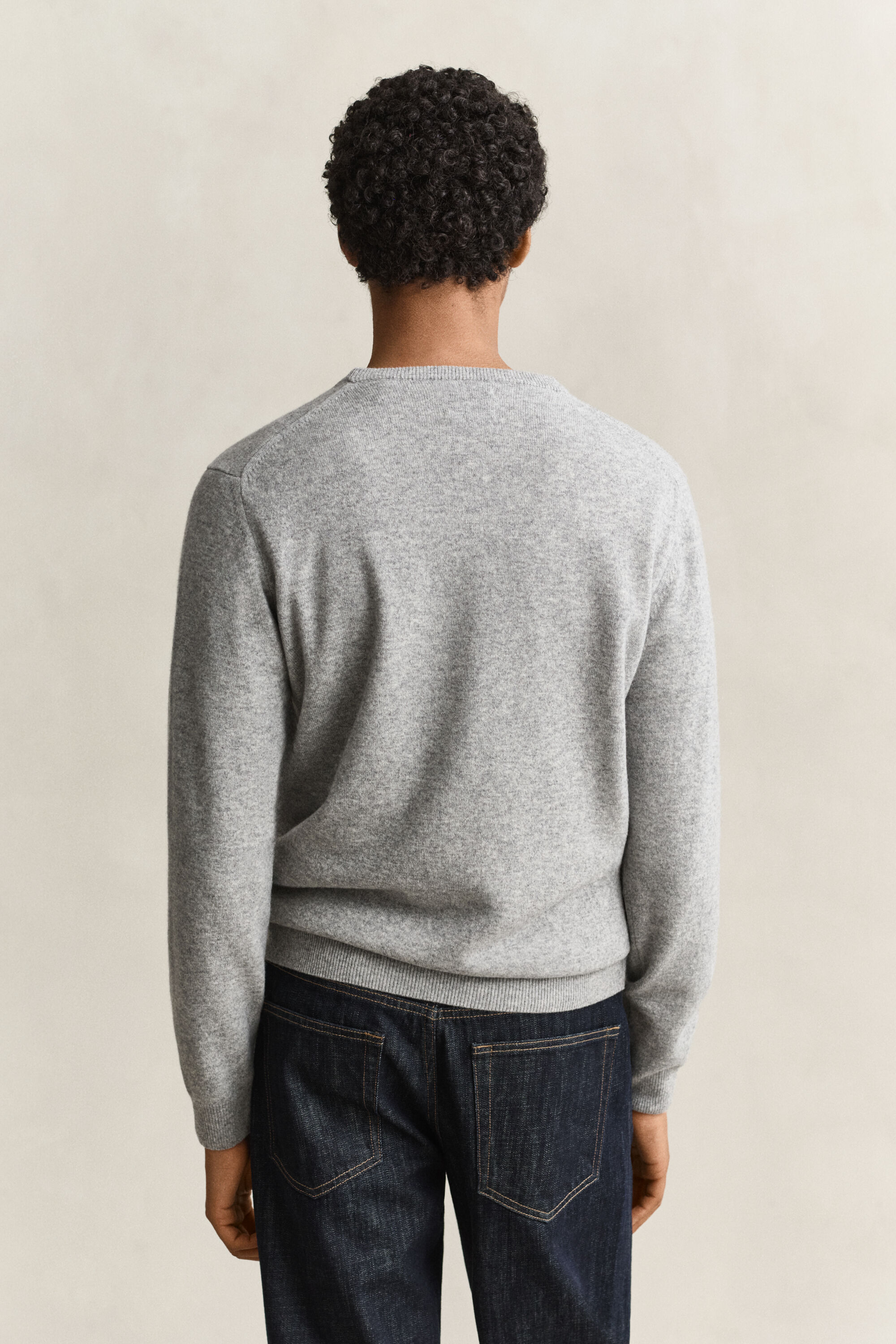 Maglia girocollo in lana d’agnello