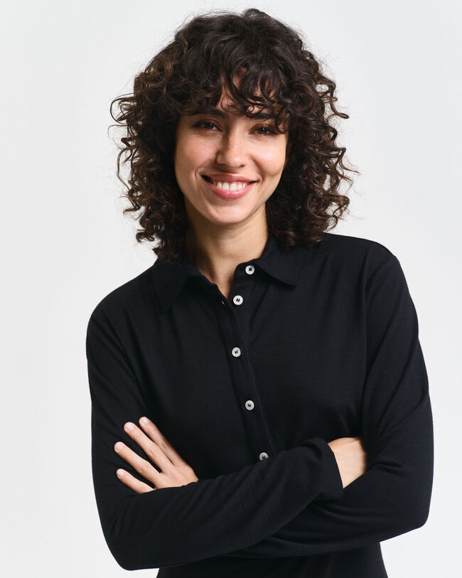 Abito in jersey in lana